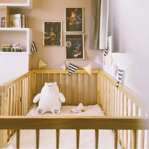 Giường Cũi Gỗ Thông Nhập Khẩu - Giường Tập Ngủ Riêng Cho Bé 100x160cm An Toàn, Chất Lượng Châu Âu