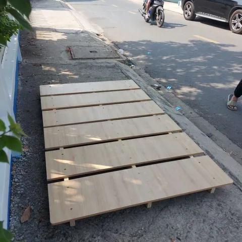 [KID162] Giường ngủ bệt kiểu Nhật, giường pallet gỗ MDF cao cấp