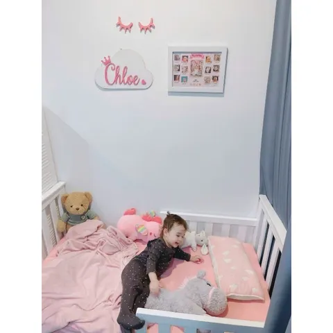 [KID143] Giường ngôi nhà cho bé, giường cũi - nôi, giường ghép (không kèm nệm)