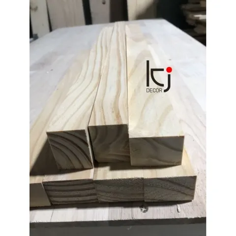 Combo 2 Thanh Gỗ Thông Vuông 3x3cm Dài 1 Mét - Chất Liệu Gỗ Nhập Khẩu, Bề Mặt Láng Mịn 4 Mặt cho Dự Án DIY