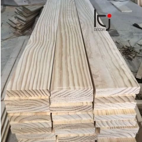 Thanh Gỗ Thông Dài 160x12x3 cm - Kệ Trang Trí, Bàn Ghép Chất Liệu Cao Cấp Nhập Khẩu, Vân Gỗ Đẹp