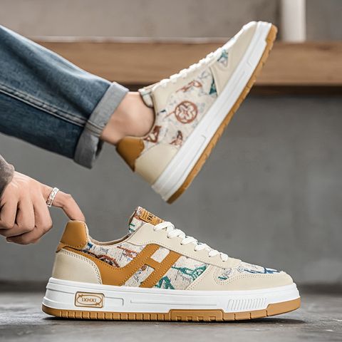 Giày Sneaker Nam Thể Thao Mẫu Mới S777 - Đế Cao Su Non Chống Trơn Trượt, Phong Cách Thời Trang Dễ Phối Đồ Khi Đi Học, Đi Chơi