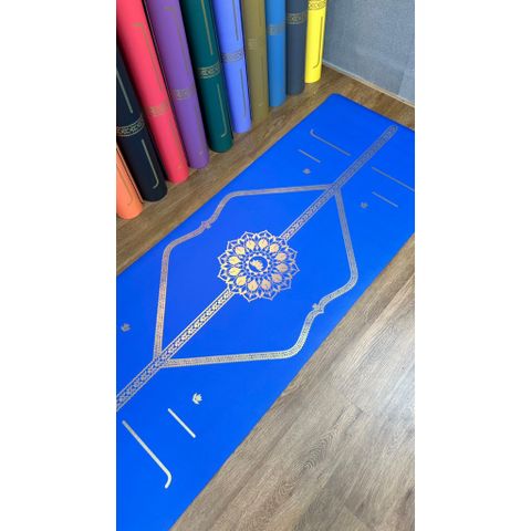 Thảm Tập Yoga Cao Su Tự Nhiên LOUISYOGA - Phiên Bản Asana/Moon, Chống Trơn Trượt 100%, Tặng Túi Đựng, Kích Thước 183x68cm