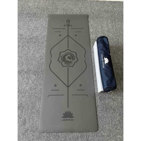 Thảm Yoga Louis Basic - Chất liệu Cao Su Chống Trơn Trượt, Kích Thước 185cm x 68cm x 5mm, Túi Đựng Kèm Theo