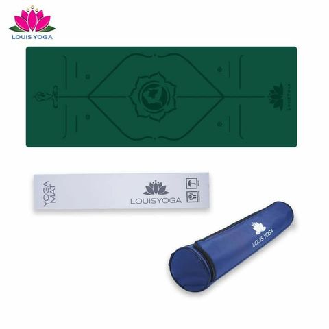 Thảm Yoga Louis Basic - Chất liệu Cao Su Chống Trơn Trượt, Kích Thước 185cm x 68cm x 5mm, Túi Đựng Kèm Theo