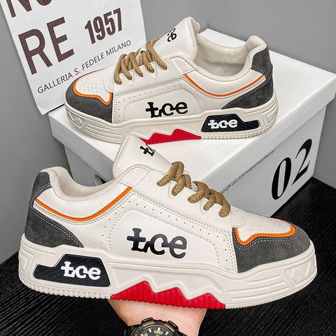 Giày Sneaker Nam HOTTREND AQ198 Thể Thao Mới, Phong Cách Thời Trang Dễ Phối Đồ, Chất Liệu Da Tổng Hợp, Mũi Tròn