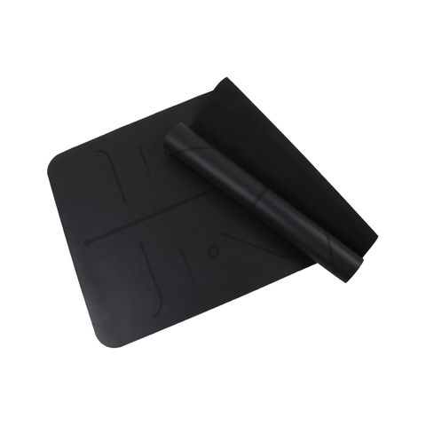 Thảm Yoga Định Tuyến PU Cao Cấp Chống Trơn Trượt - Thảm Tập Yoga Chất Liệu Cao Su Tự Nhiên, Thấm Hút Mồ Hôi, Bảo Vệ Xương Sống