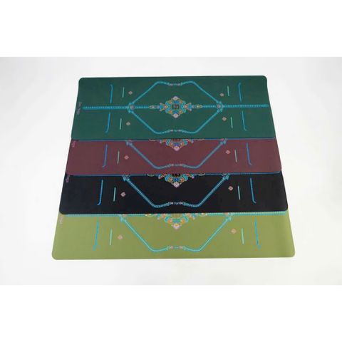 Thảm Tập Yoga Zen Cao Su Xơ Dừa Chống Trơn Trượt 5mm - Thảm Chuyên Dùng Cho Yogi Mồ Hôi Nhiều, Bề Mặt Thấm Hút, Dễ Vệ Sinh