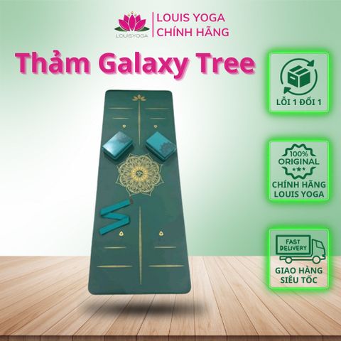 Thảm Tập Yoga Cao Cấp Clover Yoga - Chất Liệu Cao Su Non PU Chống Trơn Trượt, Tặng Kèm Túi Đựng Thời Trang