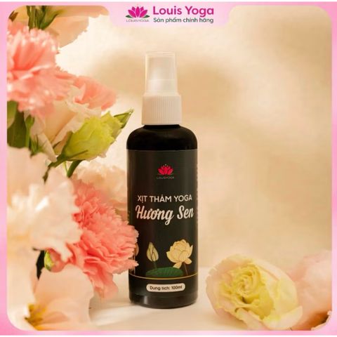 Nước Vệ Sinh Thảm Yoga Louis - Khử Mùi, Kháng Khuẩn, An Toàn Cho Da - Dung Tích 100ml, Bảo Vệ Và Giữ Bền Thảm Tập