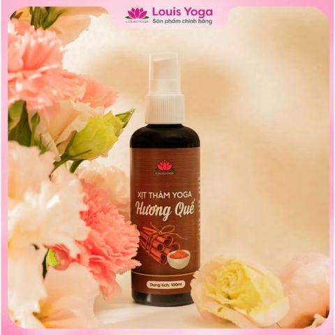 Nước Vệ Sinh Thảm Yoga Louis - Khử Mùi, Kháng Khuẩn, An Toàn Cho Da - Dung Tích 100ml, Bảo Vệ Và Giữ Bền Thảm Tập