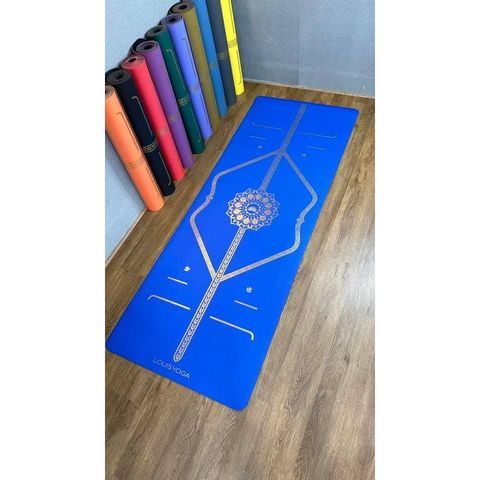 Thảm Yoga Cao Cấp Louis Asana 24 - Chất Liệu Cao Su Tự Nhiên, Chống Trượt, Đường Định Tuyến Sang Trọng, Phụ Kiện Tập Luyện Thể Thao