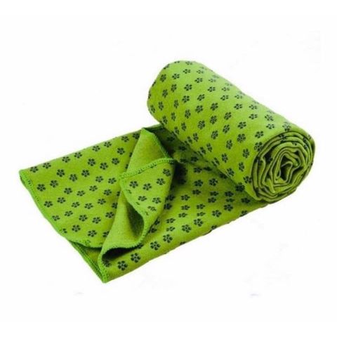 Khăn Trải Thảm Yoga Cao Cấp Silicon 183x63cm - Thấm Hút Mồ Hôi, Độ Bám Tốt, Kháng Khuẩn, Giúp Tập Luyện Hiệu Quả