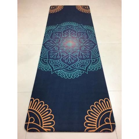Thảm Yoga Gấp Gọn Du Lịch 2 Trong 1 - Chống Trơn Trượt & Khăn Trải Thảm, Tặng Kèm Túi Đựng - Thể Thao Ngoài Trời Cao Cấp