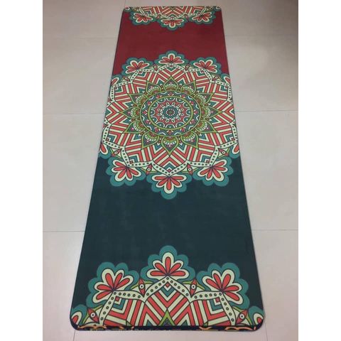 Thảm Yoga Gấp Gọn Du Lịch 2 Trong 1 - Chống Trơn Trượt & Khăn Trải Thảm, Tặng Kèm Túi Đựng - Thể Thao Ngoài Trời Cao Cấp