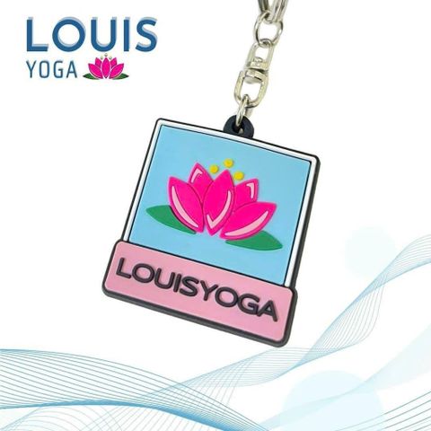 Móc Chìa Khóa Yoga Cao Su Dẻo - Quà Tặng Ý Nghĩa Cho Học Viên và Huấn Luyện Viên Thể Hình Louis Yoga
