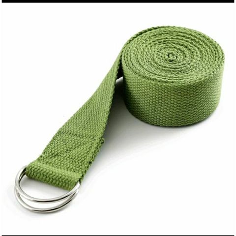 Dây Tập Yoga Cotton 1,8m x 3,8cm - Hỗ Trợ Động Tác Khó, Tăng Độ Dẻo Uốn, 8 Màu Sắc Đẹp, Chắc Chắn và Tiện Lợi