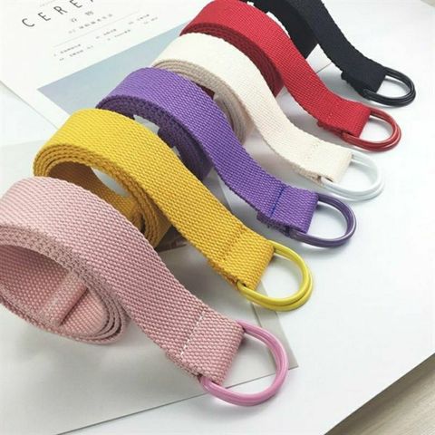 Dây Tập Yoga Cotton 1,8m x 3,8cm - Hỗ Trợ Động Tác Khó, Tăng Độ Dẻo Uốn, 8 Màu Sắc Đẹp, Chắc Chắn và Tiện Lợi