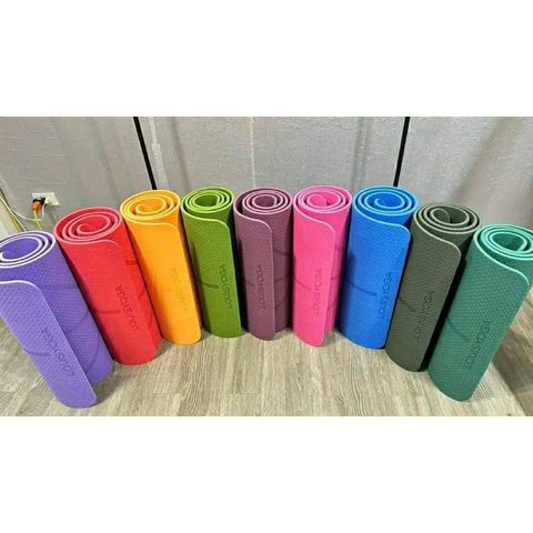 Thảm tập yoga TPE 1 lớp hàng loại 1 có định tuyến hãng Louis Yoga dày 9mm - LOUISYOGA
