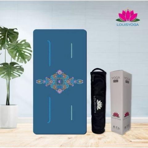 THẢM YOGA LÓT GỐI, KHỦY TAY , TRỒNG CHUỐI...HÃNG LOUIS YOGA CHẤT LIỆU CAO SU NON PU CAO CẤP