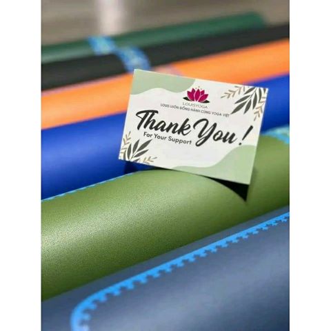 Thảm tập yoga cao su xơ dừa sinh thái LOUIS DIAMON F23, cao su nhám