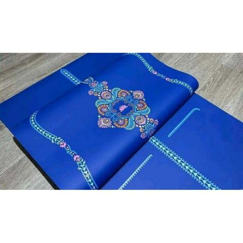 Thảm tập yoga cao su xơ dừa sinh thái LOUIS DIAMON F23, cao su nhám