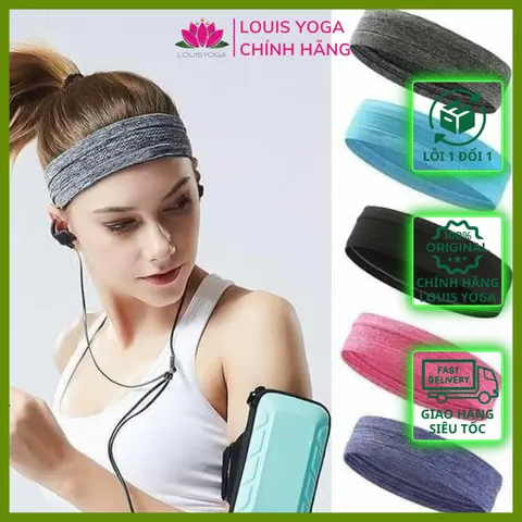 Băng đô đầu chắn mồ hôi chất Cotton siêu thấm hút