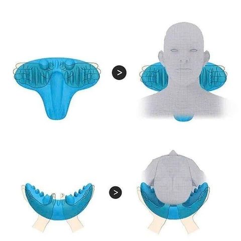 Gối Massage Chống Đau Mỏi Vai Gáy Hỗ Trợ Nắn Chỉnh Đốt Sống Cổ - Thiết Bị Thư Giãn Bấm Huyệt Cho Dân Văn Phòng
