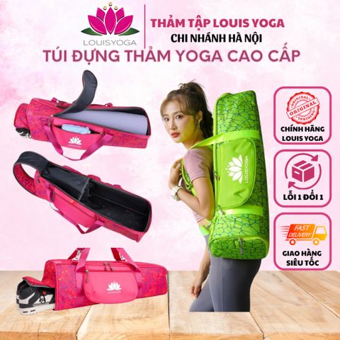 TÚI ĐỤNG THẢM YOGA ĐA NĂNG CAO CẤP LOUISYOGA | ĐỰNG THẢM YOGA , ĐIỆN THOẠI, KHĂN LAU MỒ HÔI....VÀ CÓ NGĂN ĐỰNG GIÀY
