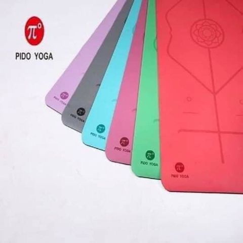 Thảm tập yoga cao su Pido định tuyến dày 5mm