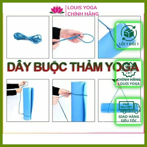 Dây Buộc Thảm Yoga Siêu Bền - Giúp Gọn Gàng, Dễ Dàng Vận Chuyển - Nhiều Màu Sắc Thể Thao, Du Lịch