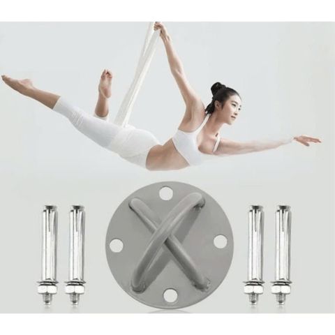 Giá Treo Võng Tập Yoga Aerial Bằng Thép Chất Lượng Cao - Phụ Kiện Treo Tường Đáng Tin Cậy, Tải Trọng 500KG