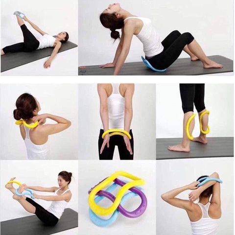 Vòng tập Yoga Myring Pilates - Dụng Cụ Kẹp Giảm Mỡ Bắp Chân Thon Gọn & Massage