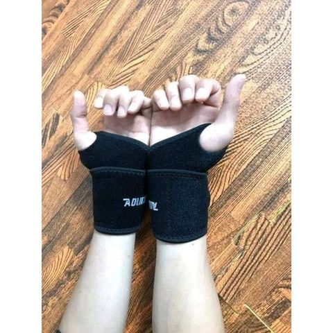 Băng cuốn cổ tay AOLIKES - Bảo vệ cổ tay chống chấn thương, hỗ trợ Yoga và thể thao, chất liệu thoáng khí, thoải mái khi tập luyện