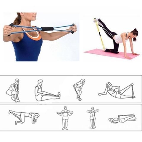 Dây Kháng Lực Hình Số 8 Hỗ Trợ Tập Ngực / Vai / Lưng