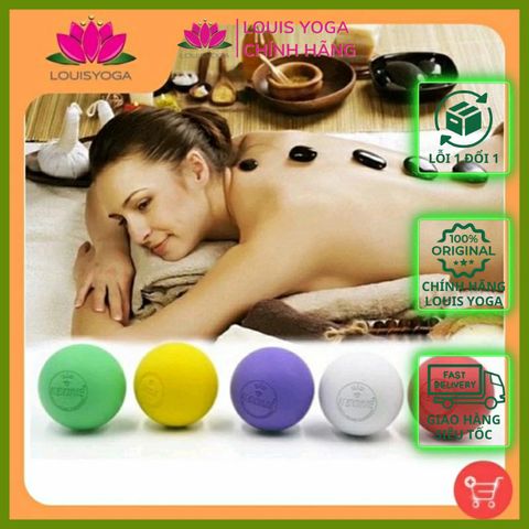 bóng massage, bóng giãn cơ cao su đặc Ksone