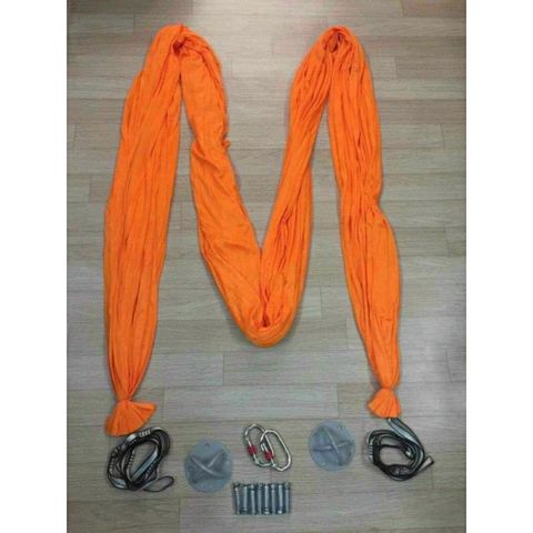 Võng Tập Yoga Bay Lụa Cao Cấp - Siêu Mượt, Chịu Lực 900kg, Bộ Phụ Kiện Đầy Đủ, Kích Thước 5m x 2.8m, Thiết Kế An Toàn