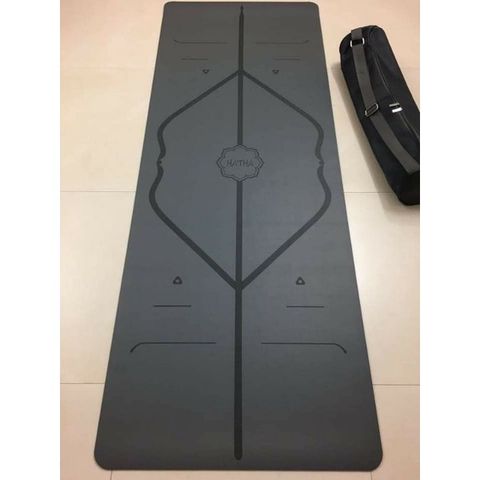 Thảm Tập Yoga Cao Su Hatha 5mm - Chống Trơn Trượt, Đàn Hồi Tốt, Nhiều Màu Sắc Sang Chảnh, Tặng Túi Đựng Chất Lượng Cao