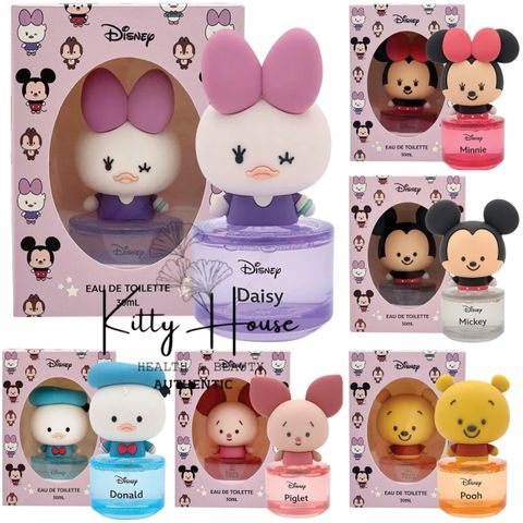 Nước hoa Disney cho bé Eau De Toilette 30ml - Hương hoa trái cây Donald, Daisy, Mickey, Minnie, Pooh - Quà tặng dễ thương cho trẻ em