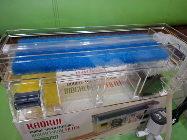 Lọc tràn Kaokui 2 Tầng 3 trong 1 - Thiết bị lọc nước cá thủy sinh, tăng oxy, tiết kiệm điện, dễ lắp đặt, an toàn cho môi trường sống cá.
