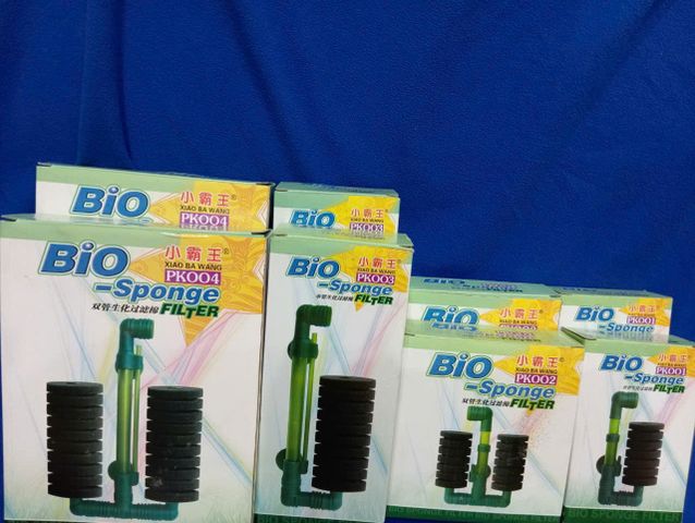 Lọc Sủi Vi Sinh Bio-Sponge PK001 - PK002 - PK003 - PK004 Cho Hồ Cá và Tép Cảnh - Giúp Nước Trong Sạch, Bảo Vệ Sinh Thái Aquatic