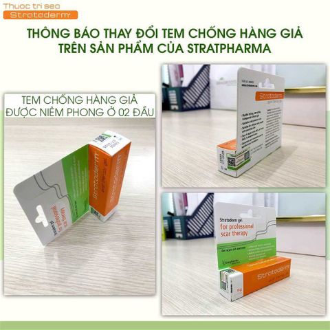 Combo Gel Silicone Strataderm & Stratamed cho vết thương hở, hỗ trợ ngăn ngừa sẹo xấu, làm mềm và phẳng vết sẹo, hiệu quả cao.