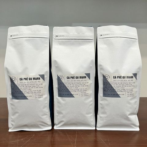 Cà Phê Gu Mạnh Nguyên Chất Rang Mộc Roplus - Combo 3 KG Cafe Pha Phin Pha Máy - Vị Đắng Đậm Đà, Hương Thơm Quyến Rũ