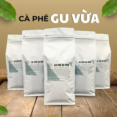Cà Phê Gu Vừa Nguyên Chất Rang Mộc Roplus 3kg - Vị Đắng Đậm, Ngọt Chua Thanh, Pha Phin và Pha Máy Thơm Ngon, An Toàn