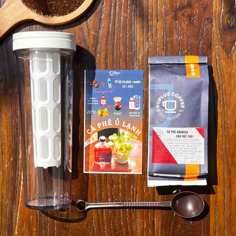 Cà phê Arabica Cầu Đất Nguyên Chất Rang Mộc Roplus - Coffee Cold Brew, Pha Phin, Pha Máy, Hương Vị Nguyên Bản Tươi Ngon