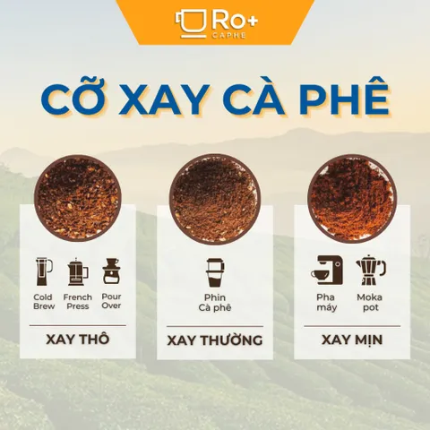 Cà Phê Robusta HONEY Roplus 10KG - Nguyên Chất Pha Phin, Pha Máy Vị Đắng Thanh Đậm, Thưởng Thức Hương Vị Việt Nam