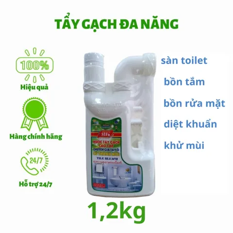 Nước Tẩy Gạch Ố Vàng SIFA - Tẩy Nhà Tắm, Nhà Vệ Sinh, Vết Ố Nước Chè, Cafe, Rỉ Sắt, Tẩy Sơn, Tẩy Xi Măng Hiệu Quả