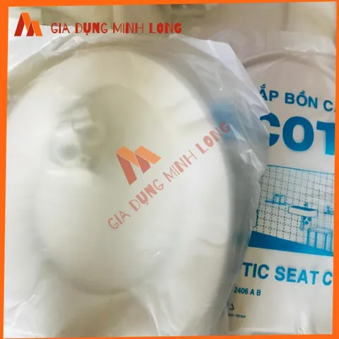 Nắp Bồn Cầu Rơi êm Tự Động - Nhựa Cao Cấp Trắng, Dễ Lắp Đặt, Phù Hợp Với Nhiều Loại Bồn Cầu Tại Nhà
