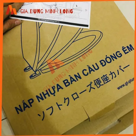Nắp Bồn Cầu Rơi êm Tự Động - Nhựa Cao Cấp Trắng, Dễ Lắp Đặt, Phù Hợp Với Nhiều Loại Bồn Cầu Tại Nhà