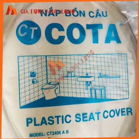 Nắp Bồn Cầu Rơi êm Tự Động - Nhựa Cao Cấp Trắng, Dễ Lắp Đặt, Phù Hợp Với Nhiều Loại Bồn Cầu Tại Nhà